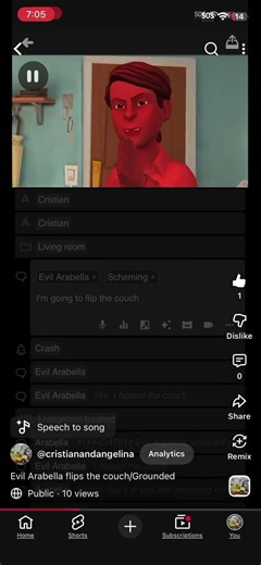 Evil Arabella flips the couch/Grounded (PORTUGUESE) Brazil