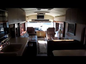 For Sale - 1988 40' BlueBird Wanderlodge Motorhome. Interior Tour