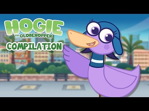 Compilation Full Episodes 4-6 | Hogie the Globehopper 🧭 Geography Cartoons for Kids