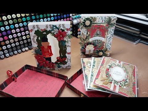Anna Griffin DIY matchbox style 5x7 greeting card and envelope gift box, let's make it 