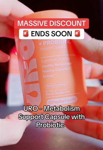 Great deal! URO - Metabolism Support Capsule with Probiotic #sale #tiktokshopcreatorpicks Disclaimer: Final price, shipping costs, coupons, and discounts may vary and are subject to change at any time. Always check the TikTok Shop listing for the latest details.