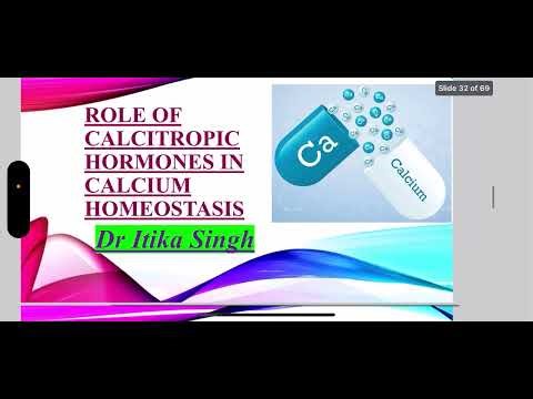 Role of calcitropic hormones in calcium homeostasis
