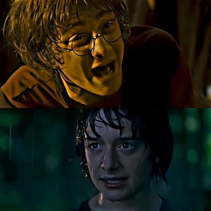 “Zombie Boy” and “The Boy Who Lived” 🔥 || #strangerthings #harrypotter #shorts #trending