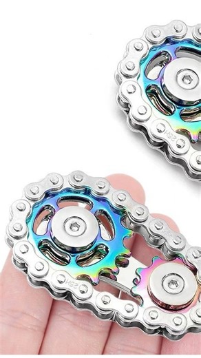 Metal Fidget Spinner Gear Toy | Stress Relief Spinner for Adults