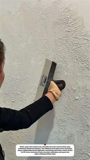 Amazing Wall Texture Finish Technique | Satisfying Decorative Plaster Transformation