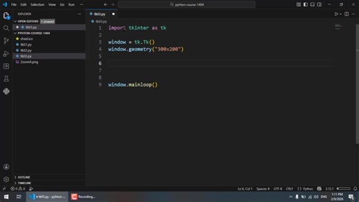 آموزش Tkinter-جلسه 3: مدیریت چیدمان ویجت‌ها (Layout Managers)