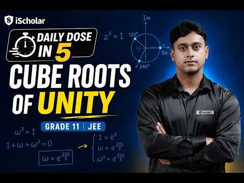 Cube Roots of Unity in 5 Minutes | JEE & Class 11 Maths By Abhinav Sir