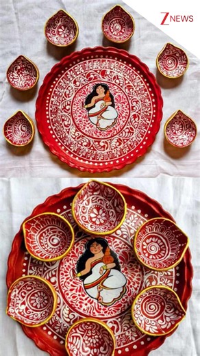 23K views · 76 reactions | Viral Diwali Decor DIYs: Easy Paper Lantern, Rangoli Stencil Tips, & Simple Diya Painting for Beginners #diwalidecor #Diwali #DIYDecor #ZeeNews #zeenewsenglish | Zee News English | Facebook