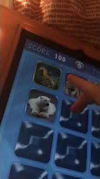Me playing Match Animals in 2020 on my old iPad