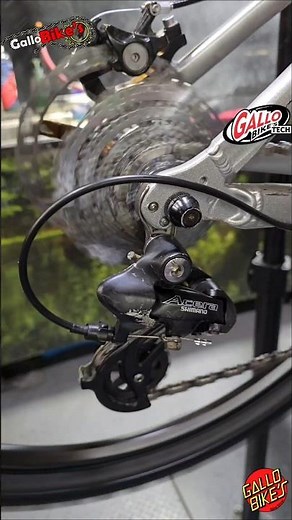 Ajuste de Cambios Desviador Shimano ACERA 8 velocidades RD-M340 alineado calibrado cambiador bici XC