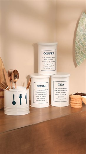 Modern Quests on Instagram: "Bring effortless organisation to your kitchen pantry with Casa metal storage jars and containers. Designed for easy, everyday storage, they offer lasting durability and a clean, modern aesthetic, keeping pantry essentials neatly organised while adding a refined touch to your kitchen space. Shop the collection on the website www.modernquests.com (link in bio) #modernquests #esqliving #kitchenstorage #kitchenorganizer #storagecontainers [kitchenware, kitchen essentials
