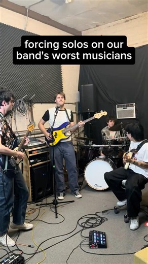 Forcing Solos On Our Band’s Worst Musicians #drummer #guitarist #indierock #bassist #musician