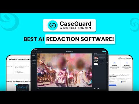 CaseGuard Review - The Best AI Tool For Audio, Video, & Document Redaction