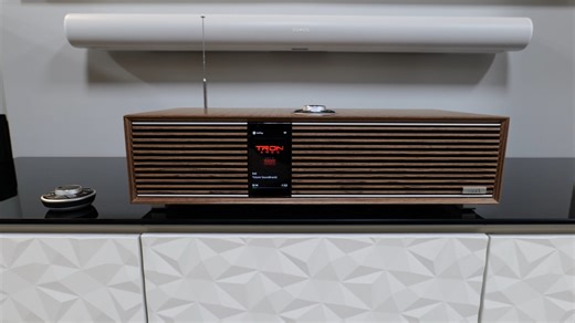 The Ruark R410 Integrated Music System combines timeless craftsmanship with modern performance. Its hand-finished wood cabinet and refined design make it a centerpiece in any space, while powerful Class D amplification and custom drivers deliver warm, detailed sound that fills the room. With versatile connectivity and seamless integration into your setup, the R410 makes enjoying your music and TV a richer, more immersive experience. Engineered from sustainable woods that are expertly spliced and