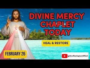 VIRTUAL Divine Mercy Chaplet LIVE | divine mercy chaplet with meditations | healing and restoration