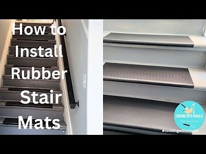 How to Install Indoor Rubber Stair Mats #stairs