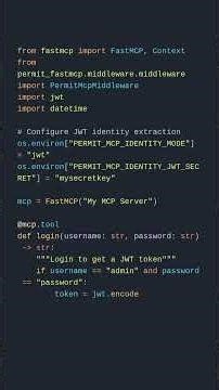 FastMCP Permit.io Authorization with JWT Middleware - Part 7/7