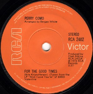 Perry Como - For The Good Times