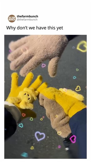 THE FARM BUNCH on Instagram: "📦Order yours from the link in our bio Do I feel warm? Yes. Do I also feel like I signed up for a lifetime subscription to joint cringe? Absolutely. The barista said “cute gloves!” and I blacked out. Anyway, if you see me in public with these, mind your business. I’m in my romantic era (derogatory). #couplegoals #datenight #relationshipthings #wintervibes lovebirds cozyseason trending viral fyp explorepage"
