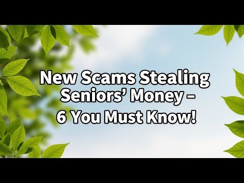 Over 900,000 Seniors Scammed! 6 Scams You Can’t Ignore