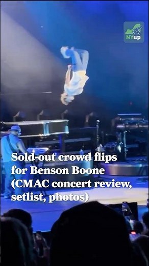 Sold-out crowd flips for Benson Boone at CMAC in Upstate NY