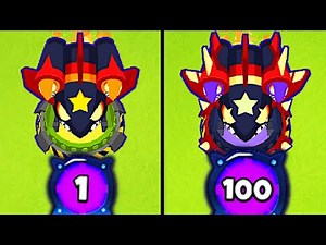 Level 1 Vs. MAX Level 100 Bomb Paragon! (Bloons TD 6)