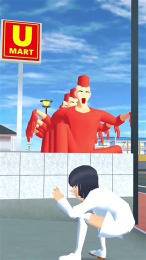 Six hamood habibi purple road looking for mio and yuta #shorts #sakuraschoolsimulator #hamoodhabibi