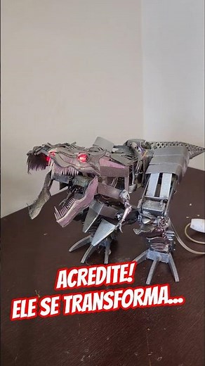 Robô de Papel Feito em Casa #transformers #tecnologia ##robot