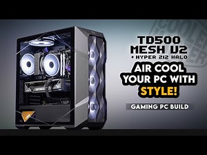 The $39 Cooler That CAN! | Cooler Master TD500 Mesh V2 + Hyper 212 Halo Gaming PC Build