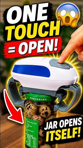 One Touch = Open! 😱 Watch This Jar Open Itself #Shorts