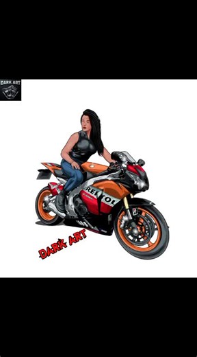 From pencil lines to full cartoon! Sketch meets final biker cartoon every detail custom-made 🏍️Ready to turn your photo into art? #bike #motorbike