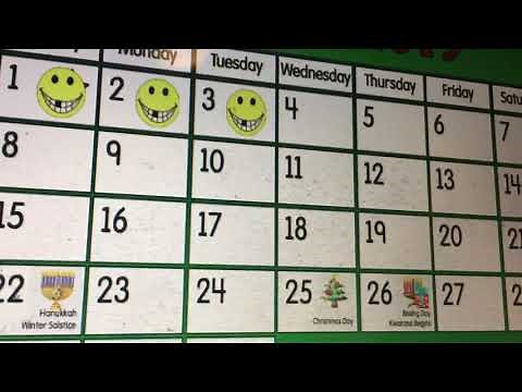 Starfall Make A Calendar December 2019