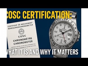 COSC Certification Explained: Why It Matters for Watch Collectors