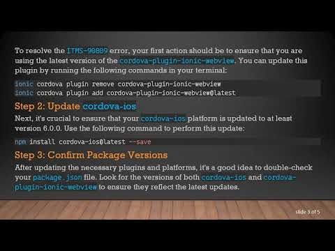 Resolving the ITMS-90809: Deprecated API Usage Error in Ionic Angular Applications