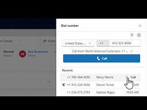 Outbound dialing in Dynamics 365 Customer Service