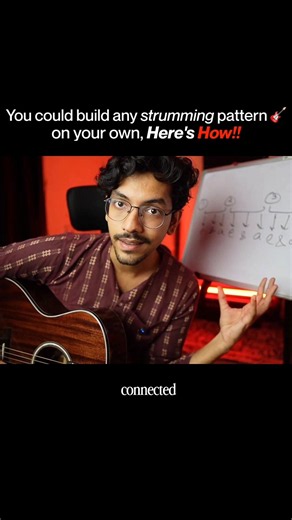 The Secret Behind Every Strumming Pattern🤫 #learnguitar