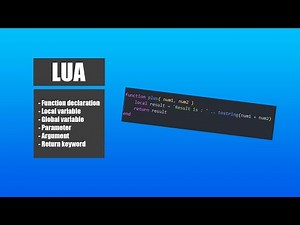 สอน Lua | Function - ฟังก์ชั่น (Part 1 / 2) | Function declaration