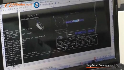 bu-sma-v female sma connector straight gold plated micro-fit female sma connector