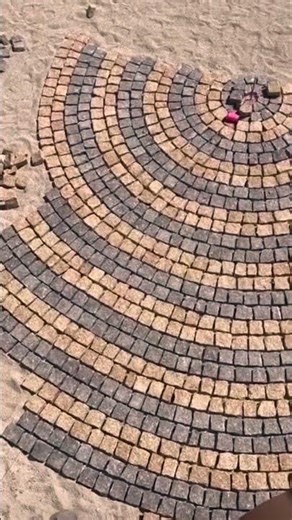 technique or process for installing floors from stone materials