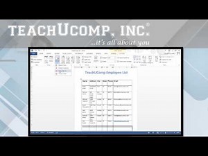 TeachUcomp Inc: Mastering Microsoft Made Easy Training Package
