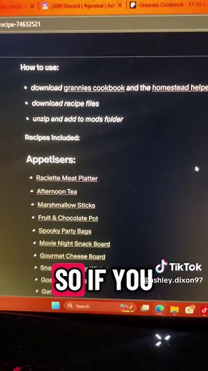 Add Grannies Cookbook Mod to Your Sims 4 Game