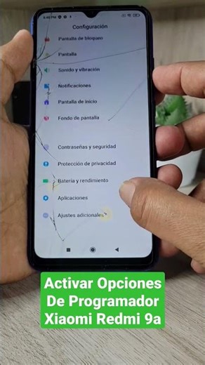 Activar Opciones De Programador Xiaomi Redmi 9a MIUI 12 #android #celular #xiaomi