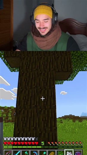How to grow a dark oak tree in Minecraft? #minecraft #shorts