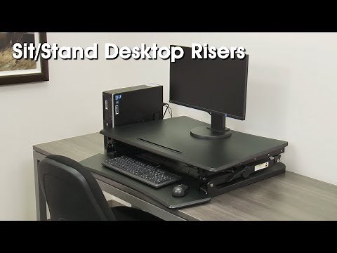 Sit/Stand Desktop Risers