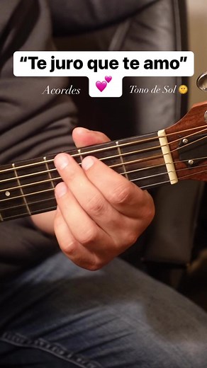 69K views · 1.7K reactions | Te juro que te amo en tono de SOL demostración de acordes en guitarra #musicos #musica #guitarra #acordes #lira #progresion #clase #tutorial #curso #enlinea #principiante #tocarguitarra #playingguitar #romantica #recuerdo #nostalgia #viejostiempos | Franky Soto | Facebook