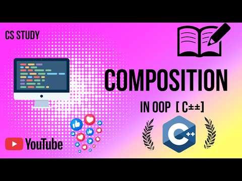 #composition in OOP C ++ | Learn Coding | Watch tutorial object oriented programming languages