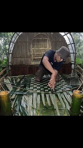 Build unique shelter, DIY 2 #camping #bushcraft #outdoor #ASMR #rainsound | Hengki Metalboys