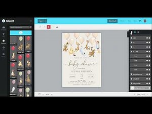 Adding or Editing the Background of a Template within Templett
