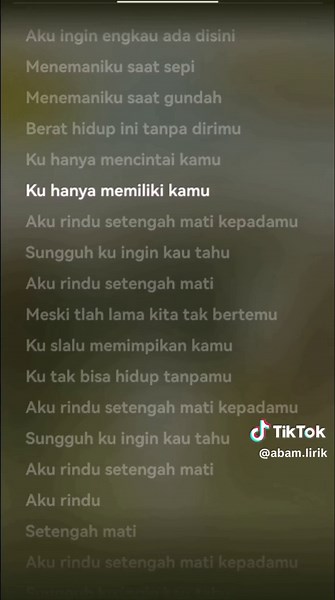 D'Masiv - Rindu Setengah Mati