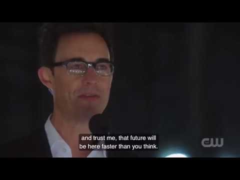 The Flash [5x8] Barry time travels to Particle Accelerator Explosion Part 1